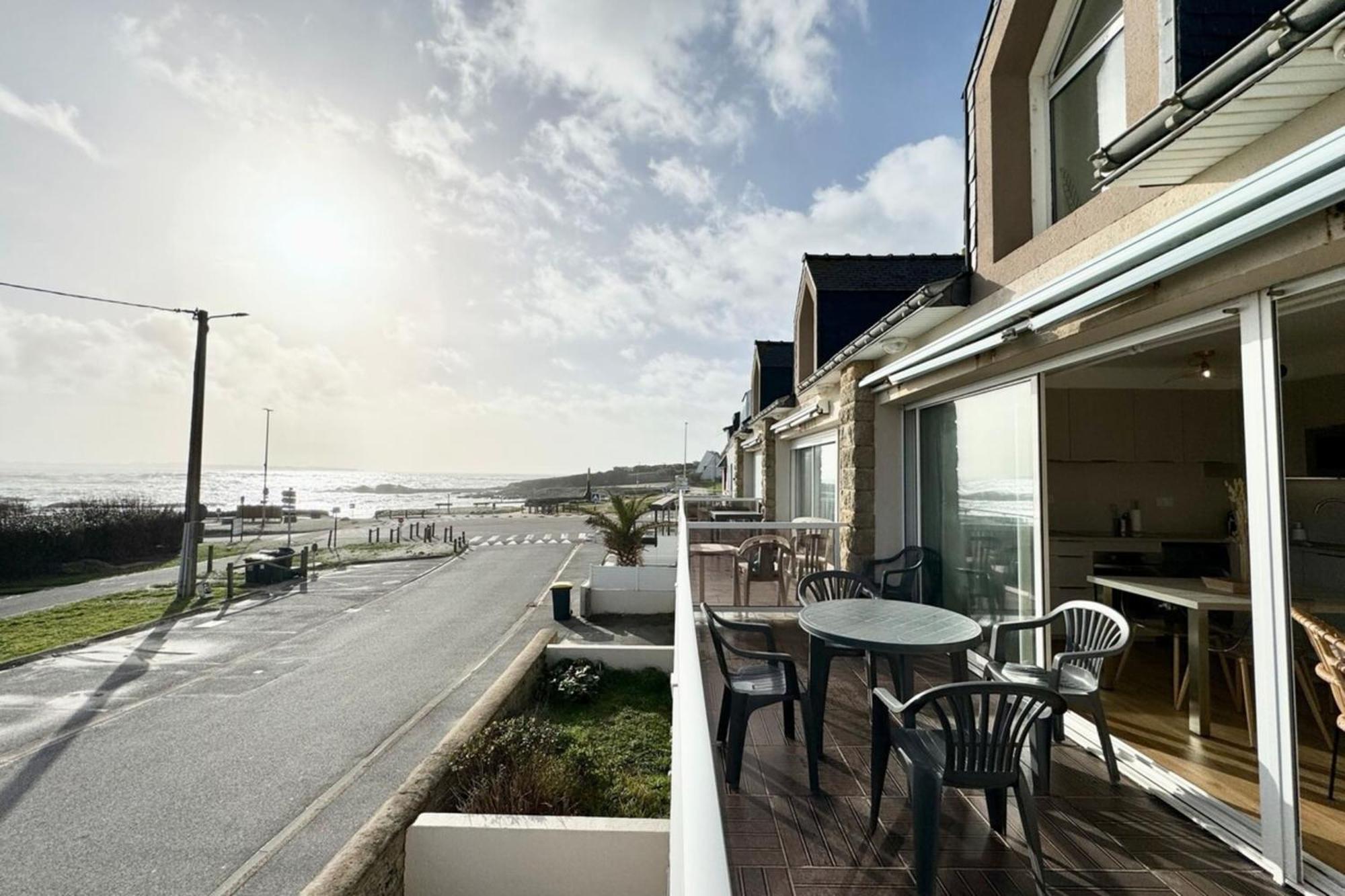 Magnifique ! T3 Les Pieds Dans L'Eau Vue Mer Ploemeur Exterior foto
